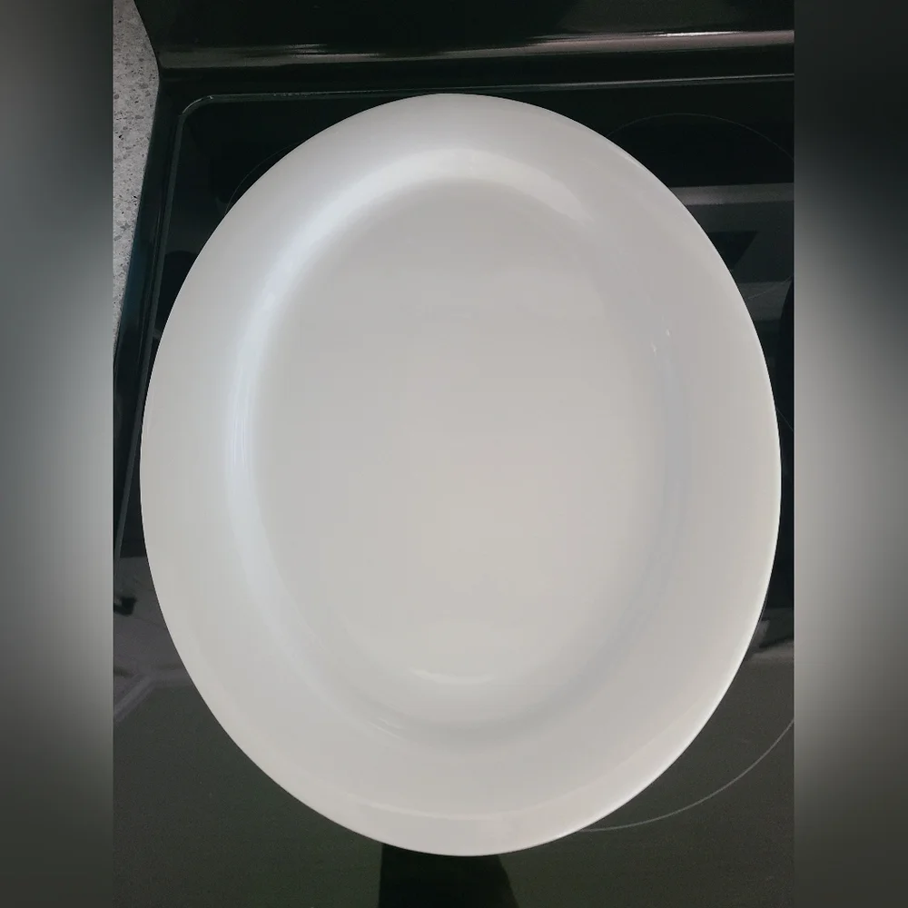 Pottery Barn Porcelain Oval Serving Platter